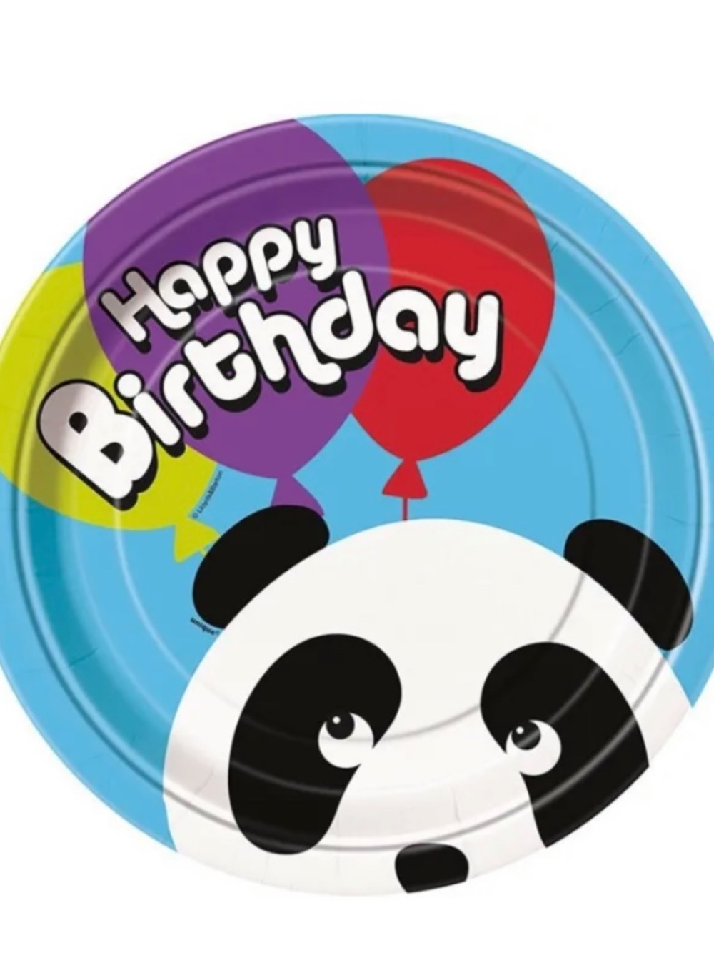 Panda Birthday Party Supplies Set for 8 - Picture 4 of 7